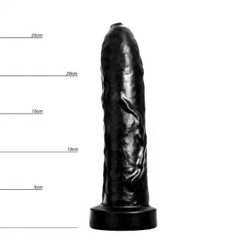 Hung System Uncut Black Dildo