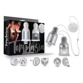 Temptasia - Titillator Vibrating And Rotating Nipple Suckers