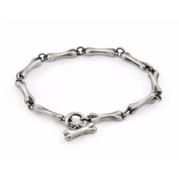 Stainless Steel Puppy Bone Necklace