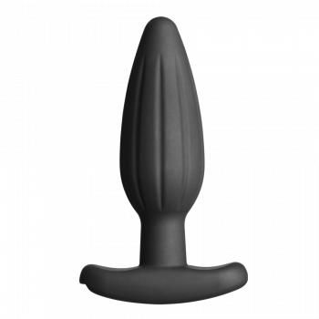 Rocker Silicone Noir Butt Plug - Medium