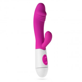 Realistic Rabbit Vibrator - Pink  - 1