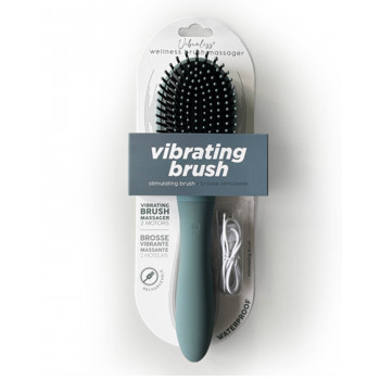 Vibrating Hairbrush Vibraliss Gray Blue - 1