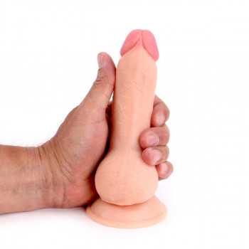 Kiotos -Sugekop Dildo COX Flesh 014  17cm  - 2